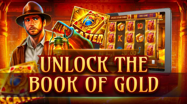 Casino Plus - Turn Mummies into Monies with the Book of Gold Slot Rules!